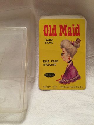 Vintage Whitman Old Maid Card Game Complete 1960’s