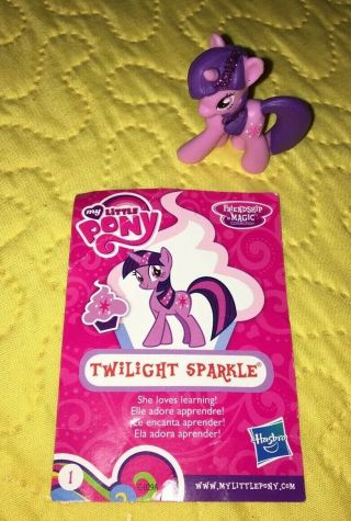 My Little Pony Mlp Blind Bag Wave 15 Twilight Sparkle Glitter Mane Figure Rare