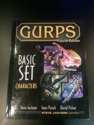 Gurps 4th Edition Basic Set Characters Rpg Steve Jackson Games