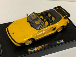 1/18 Revell Porsche 930 Turbo Slant Nose Convertible In Yellow 628
