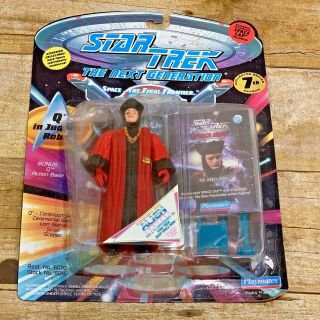 Star Trek The Next Generation The Q In Judges Robe With Space Cap Playmates