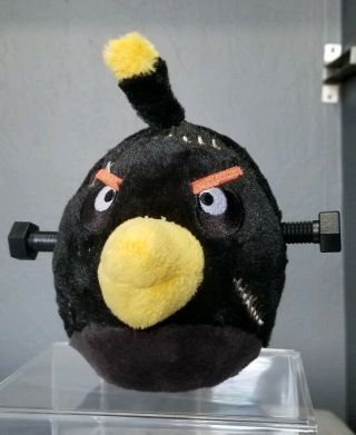 Angry Birds 5” Rovio Black Bomb Frankenstein Plush Halloween