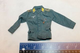 1/6th 1/6 Scale For 12 " Inch Militarygerman Ww21:6 Front Green Uniform Jacket