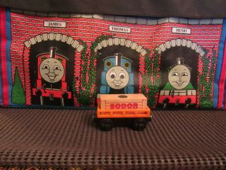 Thomas & Friends Wooden Orange Cargo Car Train Car