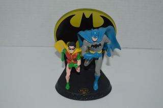 Vintage 1996 Hallmark Dc Heroes Batman And Robin Figurine