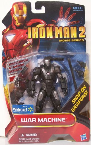 Marvel Legends Iron Man 2 Movie Series War Machine 6 Inch Walmart Exclusive
