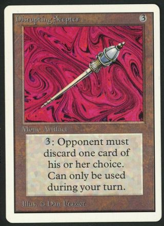 1x Unlimited Disrupting Scepter Mtg Unlimited - Kid Icarus -