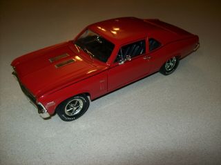 Ertl Collectibles American Muscle 1/18 Scale 1969 Chevrolet Ss 396 Nova Red