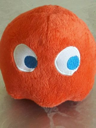 Pac Man Plush 5 .  Licensed.  Pack Red Ghost