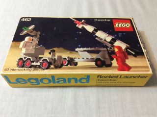 Lego Space - 462 Rocket Launcher - Complete Parts & Instructions,  Box