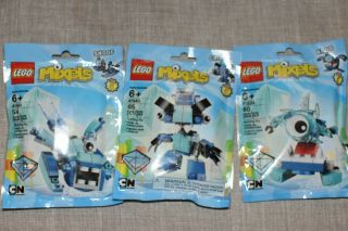 Lego Mixels Series 5 Blue Packs Complete Set Of 3,  Set 