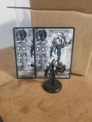 At - 43 28mm Therian Atis - Astarte Hero Rackham With Cards