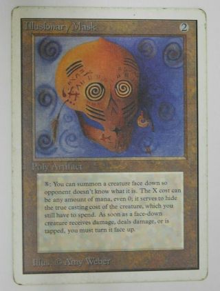 Illusory Mask - Unlimited Magic The Gathering Mtg Card