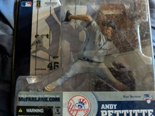 Andy Pettitte York Yankees Mcfarlane Figurine Figure Variant Grey