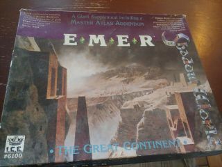 Shadow World: Emer - The Great Continent Giant Boxed Supplement Ice6100 1990