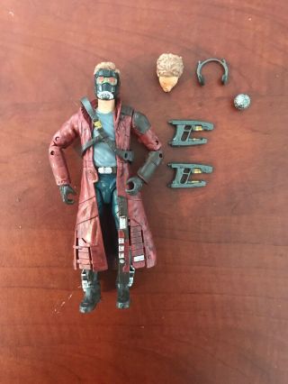 Marvel Legends Guardians Of The Galaxy Groot Baf 6” Star Lord Figure Loose