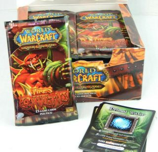 World of Warcraft Fires of Outland Booster Box by Upper Deck & Blizzard - OPEN 4