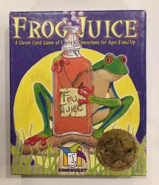 Frog Juice - Rare Card Game By Gamewright,  1997,  Complete And In
