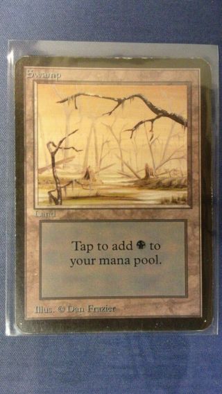 2x Alpha Swamp High Branch MAGIC GATHERING CARD MTG 1993 2