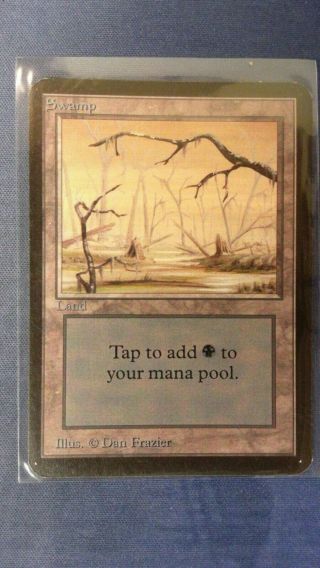 2x Alpha Swamp High Branch MAGIC GATHERING CARD MTG 1993 4