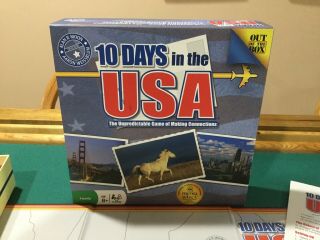 10 Days In The Usa Board Games 100 Complete