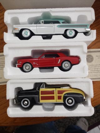 National Motor Silver Age Fords Mustang 1946 Club 1958 Edsel 1:32 Scale C14