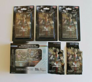 Final Fantasy Tcg Trading Card Game Starter Set Villains And Heroes Opus Vii 7