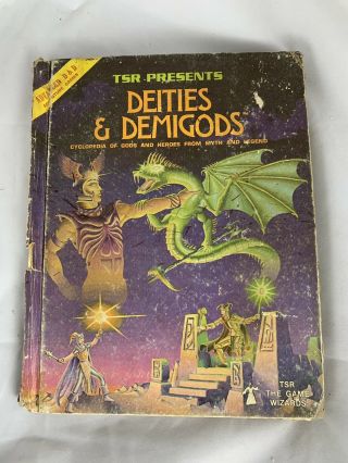 Ad&d Deities & Demigods 1st Print W/cthulhu Mythos & 144 Pages