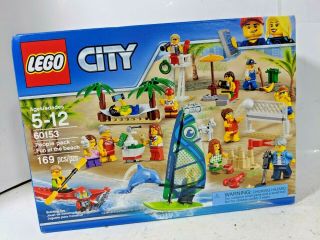 Lego City People Pack Fun At The Beach 60153 Set - Factory