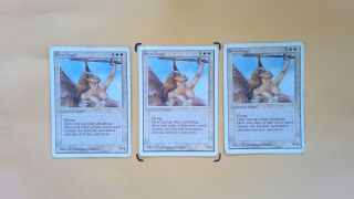 Serra Angel Unlimited Edition Hp Heavily Played X3