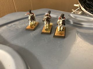 28mm Napoleonic British Royal Scots 3 Mounted Soldiers Some Damage Great Colors 3