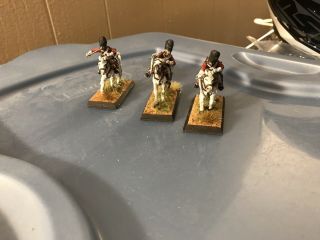 28mm Napoleonic British Royal Scots 3 Mounted Soldiers Some Damage Great Colors 4