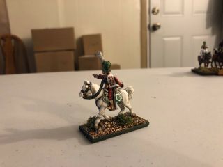28mm Napoleonic Austrian Mounted Officer,  Professionally Painted 2
