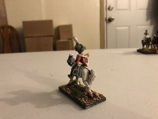 28mm Napoleonic Austrian Mounted Officer,  Professionally Painted 4