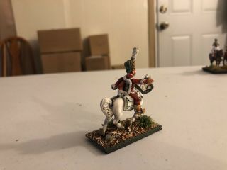 28mm Napoleonic Austrian Mounted Officer,  Professionally Painted 6