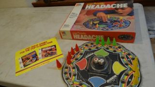 Vintage 1986 Pop O Matic Headache Milton Bradley Game 4709 Popomatic Complete