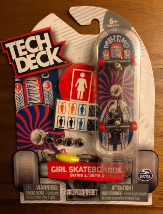 Tech Deck Girl Skateboard Mikemo Capaldi Fingerboard Deck Series 3 - Hard To Find
