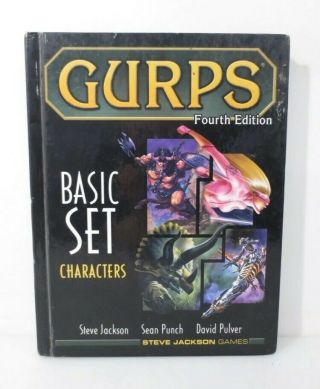 Gurps Basic Set Characters 4th Edition - Steve Jackson Games