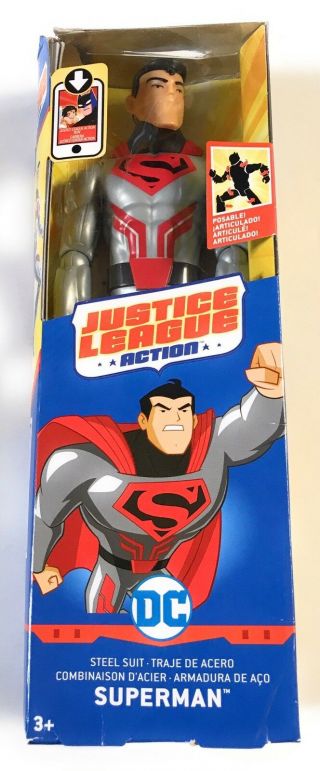 Dc Comics Justice League Steel Suit Superman Action Figure 828