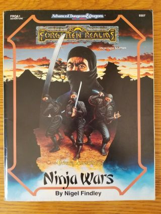 Ninja Wars Froa1 Ad&d 2e Forgotten Realms Oriental Adventures