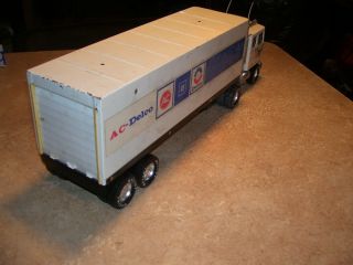 Vintage Nylint GM AC Delco Metal Semi Truck and Trailer 2
