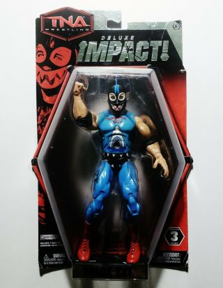 Tna Wrestling Deluxe Impact - Shark Boy 7 " Action Figure (jakks,  2010)