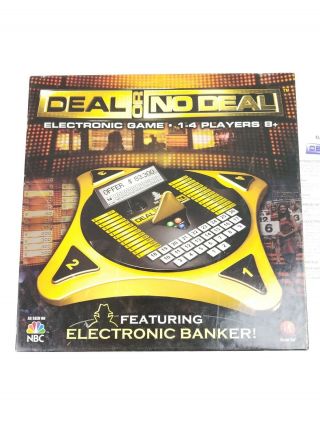 Deal Or No Deal Electronic Board Game Irwin Toy 2006 Toy Of The Year