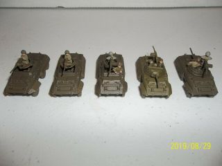 Flames Of War Wwii Us Grey Hound M8 X5 Armoured Car Cast Resin/ Metal R12