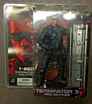 Mcfarlane Terminator 3 Rise Of The Machines T - 850 With Coffin Action Figure