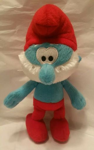 The Smurfs Papa Smurf Plush Kelly Toy Stuffed 9 " Official Movie Merchandise 2013