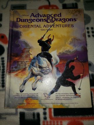 Advanced Dungeons And Dragons Oriental Adventures Gygax 1985