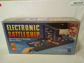 Milton Bradley Electronic Battleship Game 1982 Complete
