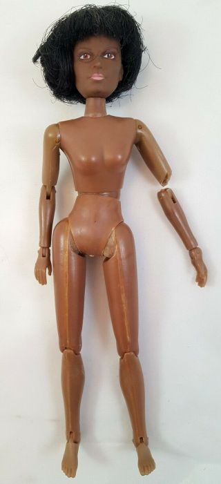 Uhura Doll By Mego 1974 Nude Broken Arm Black Nichelle Nichols Figure