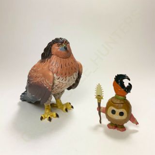 Moana Figure Set | 2 Items | Maui As Hawk & Kakamora Coconut | Pvc | Disney Toys